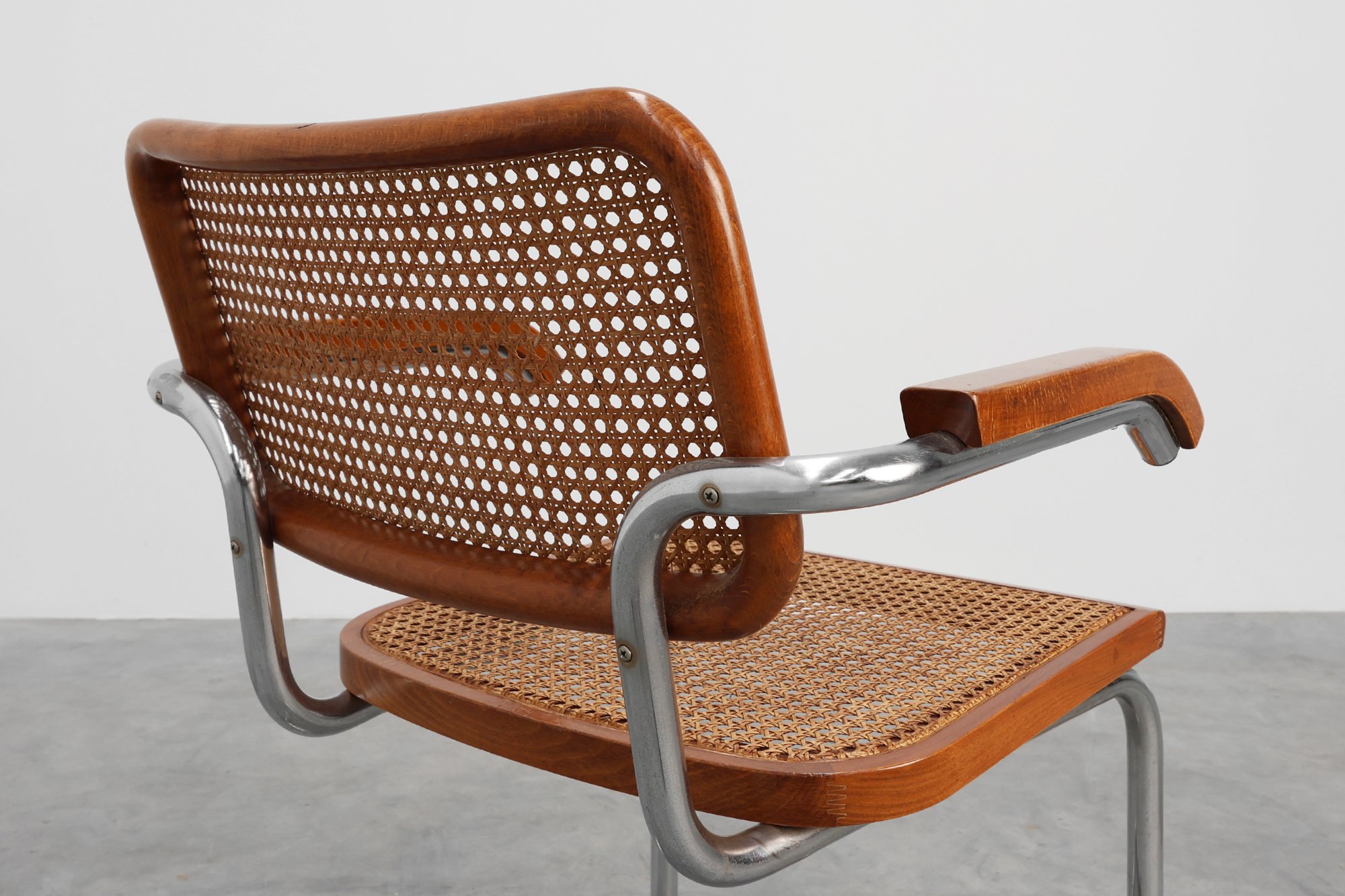 Bauhaus Cesca B64 Armchair by Marcel Breuer, Italy 1928thumbnail