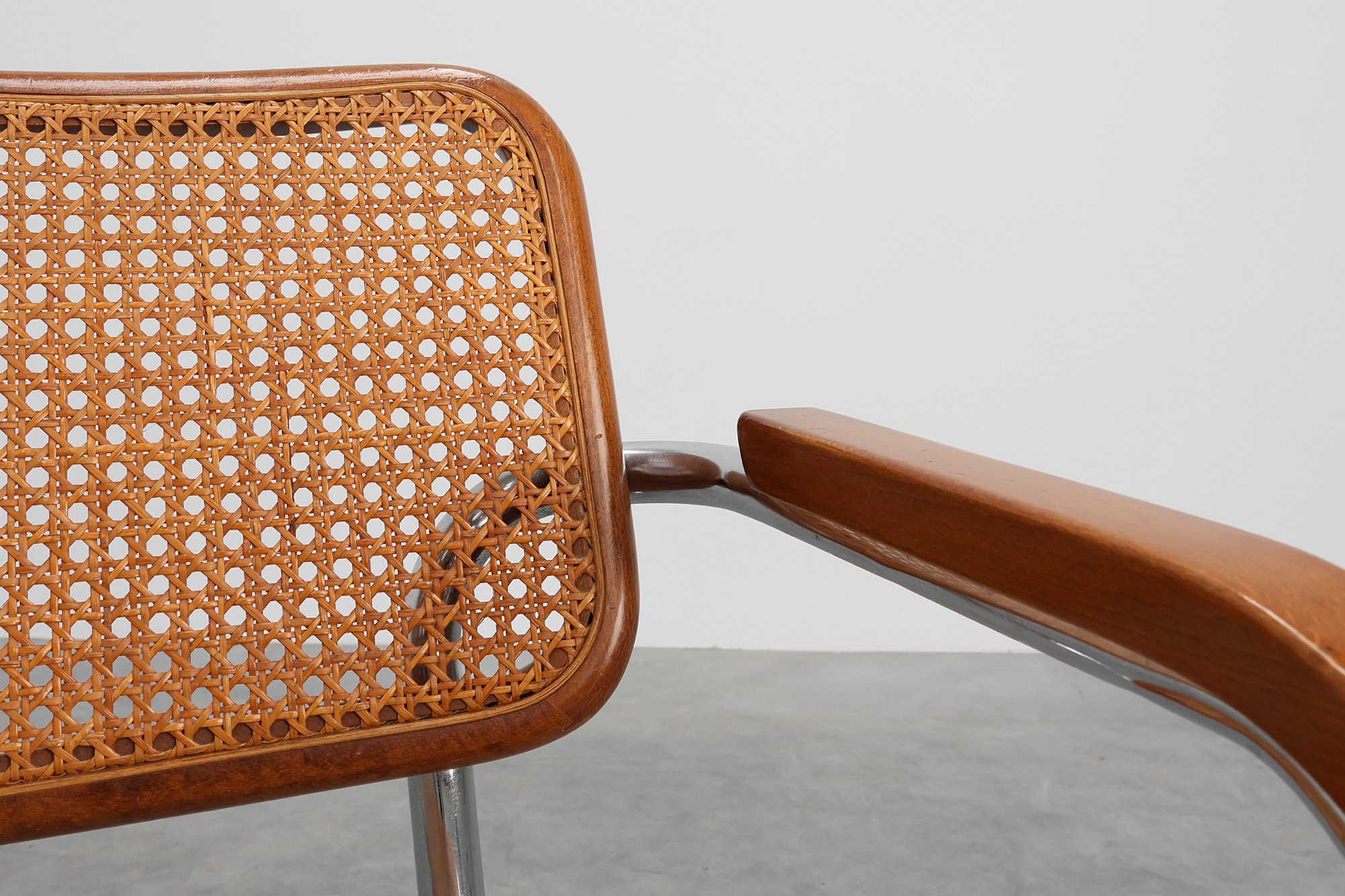 Bauhaus Cesca B64 Armchair by Marcel Breuer, Italy 1928thumbnail
