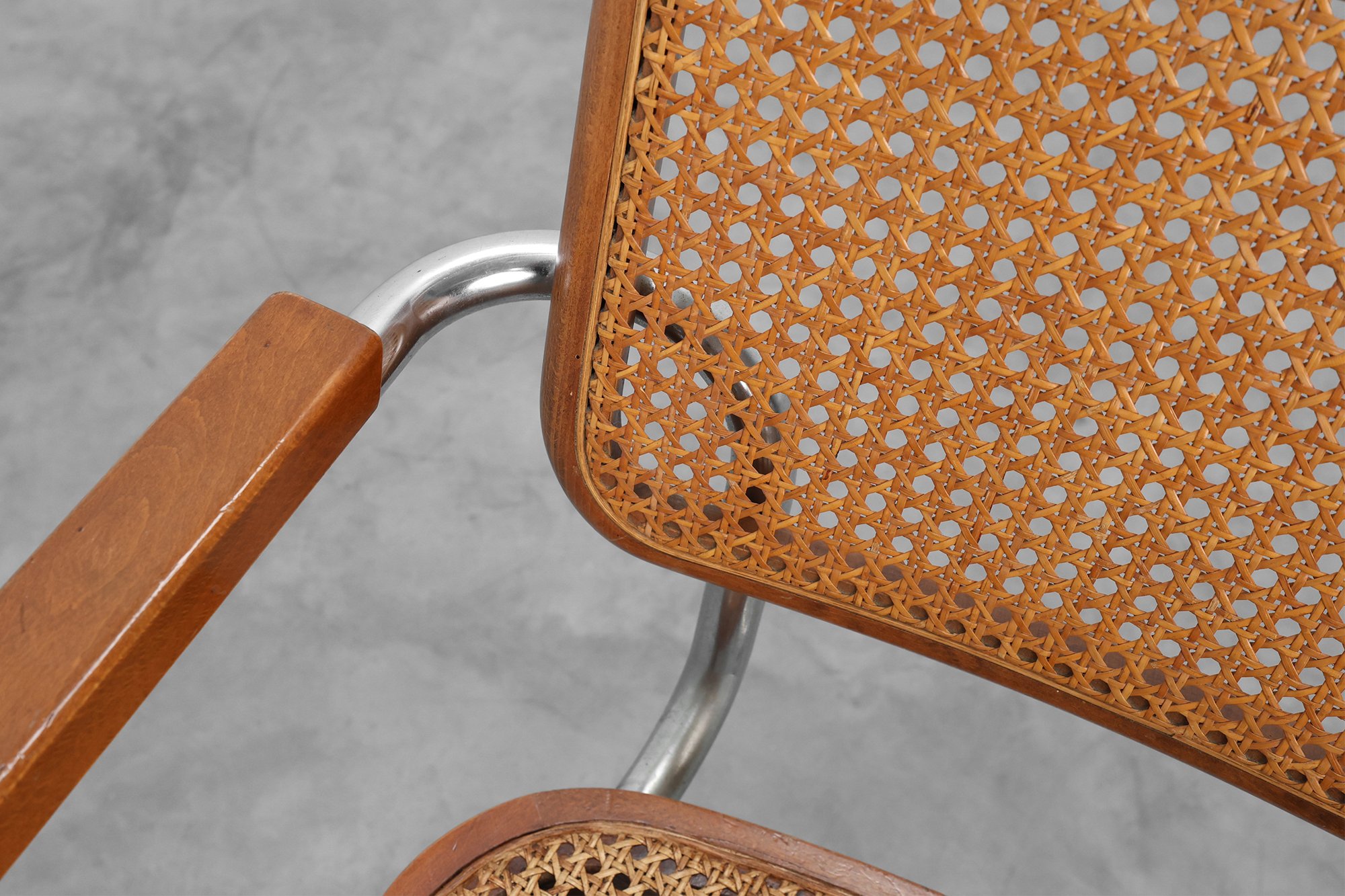 Bauhaus Cesca B64 Armchair by Marcel Breuer, Italy 1928thumbnail