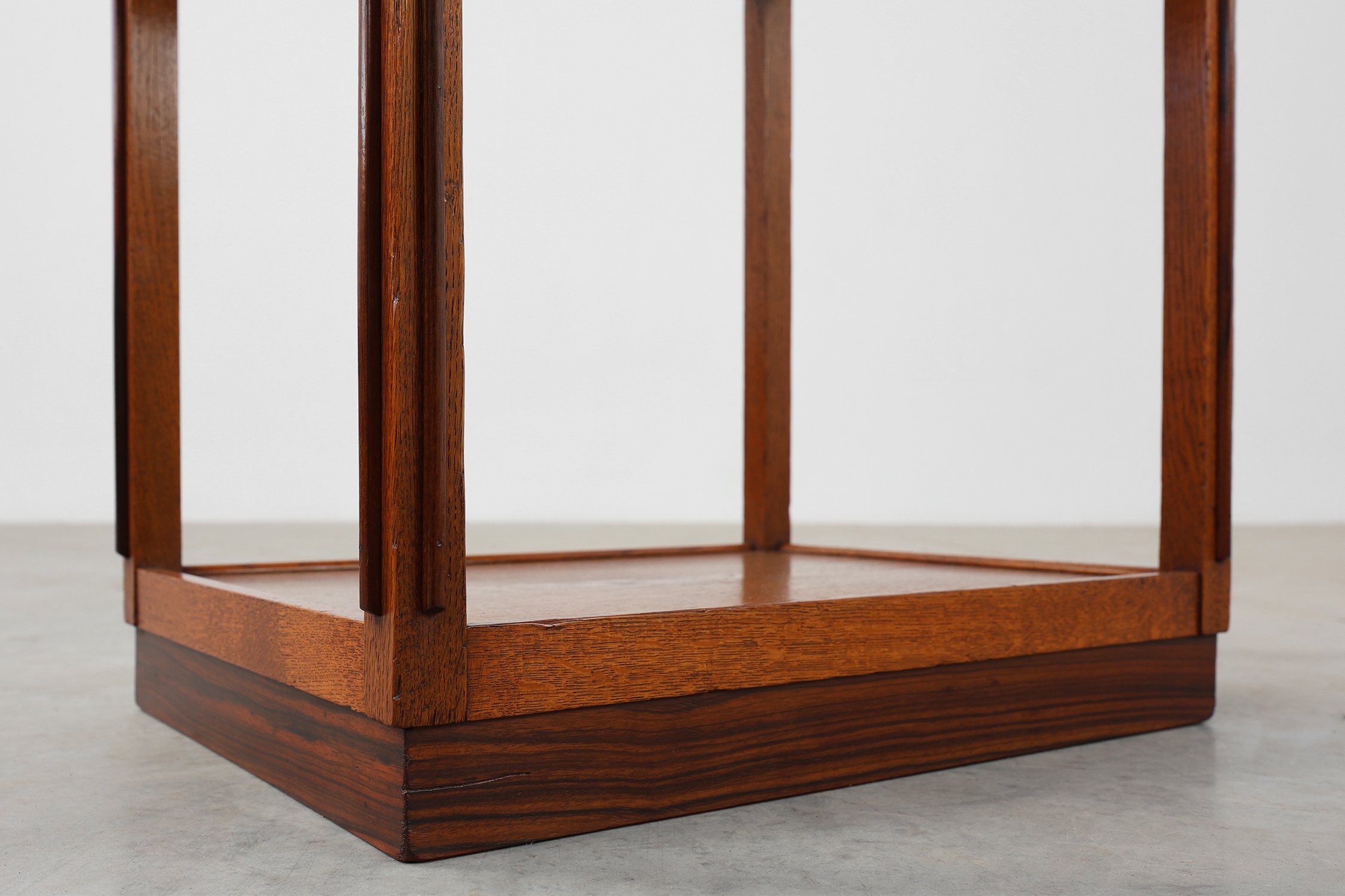 Amsterdamse school style side table or cabinet, The Netherlands ca. 1915thumbnail